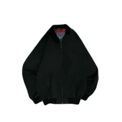 ハリントンジャケット　ブルゾン　ブラック　Lサイズ　古着　90s