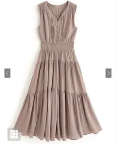 GRL ノースリーブ ロングワンピース