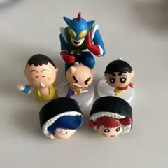 クレヨンしんちゃん ガチャガチャ フィギュア 6種セットとバスボムのセット
