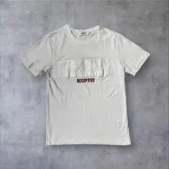 RAGOUT ロゴTシャツ 刺繍デザイン ホワイト M 古着