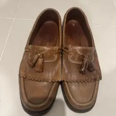 90s Eddie Bauer タッセルローファー ブラウン　27.5のサムネイル