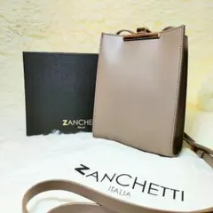美品 ZANCHETTI ザンチェッティ ゼータ レザー クロスボディのサムネイル