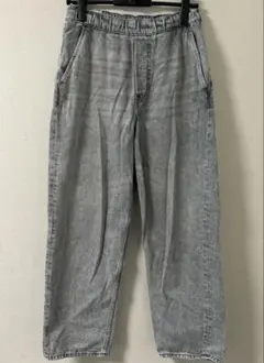 H&M Loose Fit ルーズフィット　デニムパンツ グレーのサムネイル