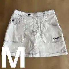 le coq sportif ゴルフスカート ホワイト デニム ステッチ Mのサムネイル