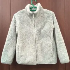 UNIQLO フリースジャケット 140cm ライトグリーン