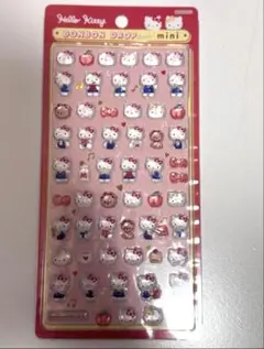 サンリオミニボンボンドロップシール　キティ赤　正規品