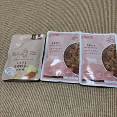 無添加HOPPE 牛肉と野菜のおじや100g×2 地球畑しらすと有機野菜のお粥