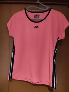 【美品】YONEX ゲームシャツ ピンク Lサイズのサムネイル