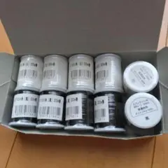 新品　日本製スパンミシン糸　60#　白　黒