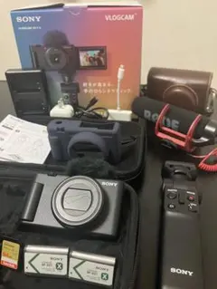 ZV-1M2 スターターセット 純正バッテリー2個 RODEマイク付 - メルカリ