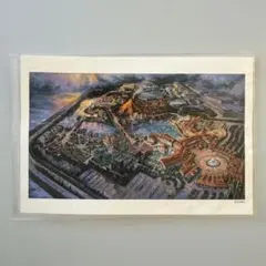 ディズニーシー　コンセプトアート　ポストカード