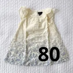 【美品】baby GAP ベビーギャップ ワンピース 夏服 花柄 12-18m
