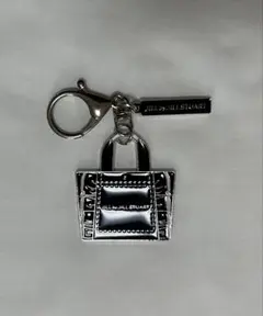 JILLSTUART フリルトート　メタルキーホルダー ガチャ ブラック　黒