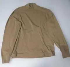 ユニクロ　HEATTECH 　ベージュ 長袖 　タートルネック　Tシャツ　 M