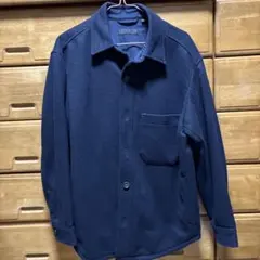 UNIQLO オーバーシャツジャケット　ネイビー　M