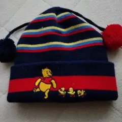 プーさん ニット帽 フリーサイズ
