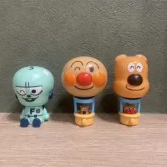 アンパンマン ガチャガチャ 3個セット ディズニー ミニトート