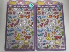 新品未開封　3D ぷっくりシール　アニマル　動物　どうぶつ　インポート　ボンドロ