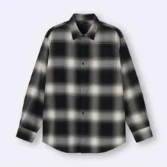 GU フランネルシャツ チェック柄 Sのサムネイル