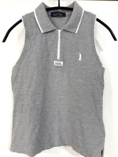 イーストボーイ　希少　ハーフジップ　ノースリーブ　ポロシャツ　y2k 平成レトロ