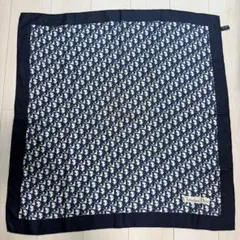 美品 クリスチャンディオール 75×77 シルクスカーフ ボルドー