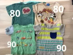 BEAMS mini & Disney などTシャツ 4枚セット 80.90