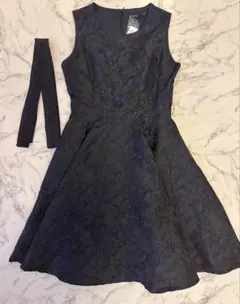 新品⭐︎未使用　LOVE & GIRL ダークブルー フレアドレス UK 12