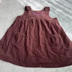 ユニクロ　コーデュロイ ジャンパースカート　100