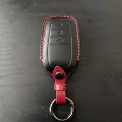 トヨタ スマートキーケース 本革 レッドステッチのサムネイル