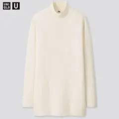 UNIQLO U ユニクロユー メリノブレンドモックネックチュニック