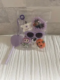 コスプレパープルモンスターハロウィン仕様　ガチャ詰めポーチ
