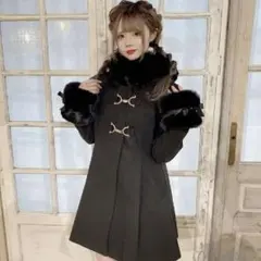 MARS コート 黒 ファー COAT|地雷系・量産型のファッション通販サイトMARS（マーズ