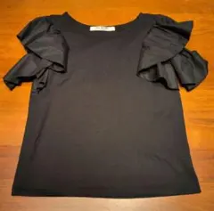 Ray BEAMS 半袖Tシャツ ブラックのサムネイル