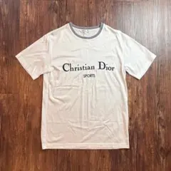 【古着】Christian Dior SPORTS 半袖Tシャツ 刺繍ロゴ S