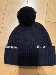 ANYA HINDMARCH ユニクロコラボ　ネイビー ニット帽