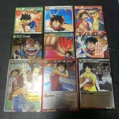 one pieceミラクルバトルカードダス ルフィ 9枚セット