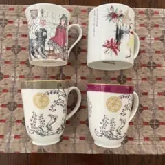 最終値下げ マグ4点セット フランフラン・Queen’s・mug*mania