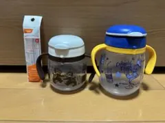 Combi ストローマグ ストロー付き 3点セット ドナルド チップ＆デール