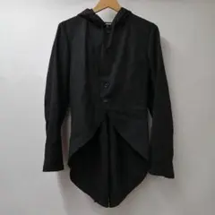 BLACK comme des garconsウールフーディー燕尾ジャケットのサムネイル