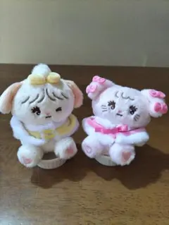 mikko characters 抱きしめおリボンぬいぐるみ　2種セット