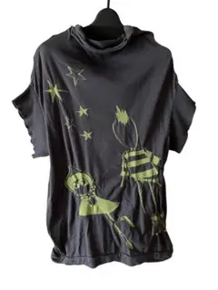 美品 慈雨 センソユニコ カットソー 40 刺繍 パッチワーク 星 希少デザイン