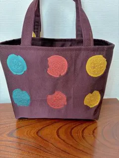 帯バッグ カラフルエンボストートバッグ