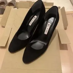 ダイアナ　ブラック ハイヒール 22.5センチ