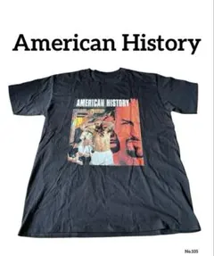 American History ムービーTシャツ ブラック XL相当