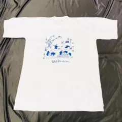 【スーベニア】ベトナム 田園風景 イラスト プリントTシャツ XXL「F1256