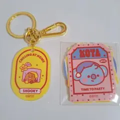 BT21 SHOOKY アクリルキーホルダー メンバー全員分ステッカーセット