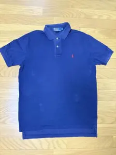 90s Polo by Ralph Lauren ネイビー ポロシャツ M