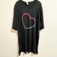 レア✨BELLA + CANVAS【XL】ハート ブラック 半袖Tシャツ 非売品