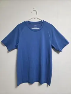 UNIQLO ドライEX Tシャツ ブルー　Mサイズ　メンズ