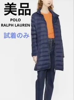 美品　POLO RALPHLAUREN ロングダウンコート　ネイビー
